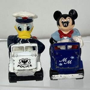 Vtg Matchbox Lesney Disney Series #5&6 Donald Duck Police Car Mickey Mail 1979
